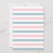 Invitation Cravate de la Marine Nautique Bow et Bow (Dos)