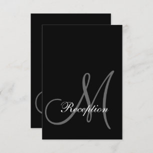 Invitation Cravate noire Élégance Mariage Réception Invitatio