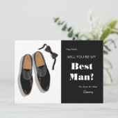 Invitation Cravate papillon et chaussures habillées Demande t (Debout devant)