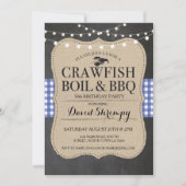 Invitation Crawfish BBQ à ébullition Tout âge Anniversaire Ho (Devant)