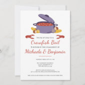 Invitation Crawfish Boil Couples de douche (Devant)