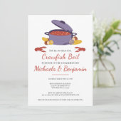 Invitation Crawfish Boil Couples de douche (Debout devant)
