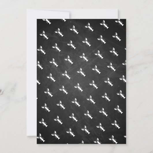 Invitation Crawfish Boil Couples de douche (Dos)