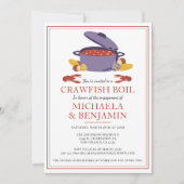 Invitation Crawfish Boil Couples de douche (Devant)