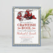 Invitation Crawfish Boil Couples de douche (Debout devant)