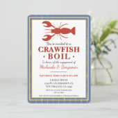 Invitation Crawfish Boil Couples de douche (Debout devant)