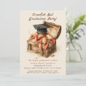 Invitation Crawfish Boil Graduation Party | Southern Style (Debout devant)
