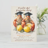 Invitation Crawfish Boil Graduation Party | Southern Style  (Debout devant)