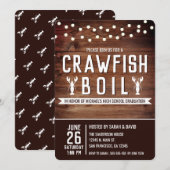 Invitation Crawfish Boil High School College Graduation Party (Devant / Derrière)