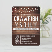 Invitation Crawfish Boil High School College Graduation Party (Debout devant)
