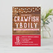 Invitation Crawfish Boil High School Graduation Party (Debout devant)