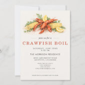 Invitation Crawfish Boil Summer Party (Devant)