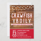 Invitation Crawfish Boire Special Event Party (Devant)