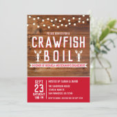 Invitation Crawfish Boire Special Event Party (Debout devant)