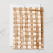 Invitation Crawfish Boisson de fruits de mer (Dos)