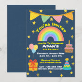 Invitation Crayon Modifiable de Style – Fiesta de Célébration (Devant / Derrière)