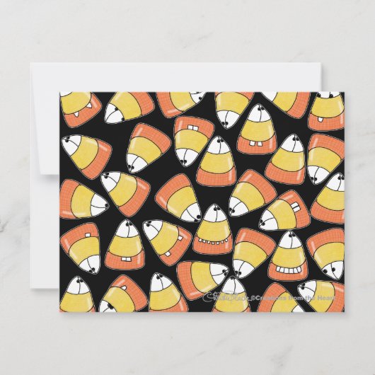 Invitation CRAZY Candy Corn ! (Devant)