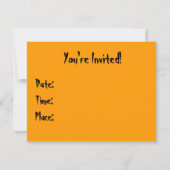 Invitation CRAZY Candy Corn ! (Dos)