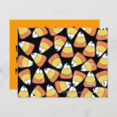 Invitation CRAZY Candy Corn ! (Devant / Derrière)