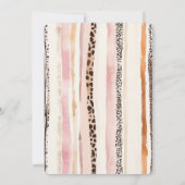 Invitation Cream Brown Blush Pink Leopard Gifts Birthday (Dos)