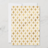 Invitation Cream Diamonds Arch Mariage musulman (Dos)