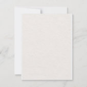 Invitation Cream & Pink Bow thank you card (Dos)