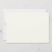 Invitation Cream Twins Petit Baby shower Citrouille (Dos)