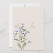 Invitation Cream Wildflower Garden Elegant Wedding (Dos)
