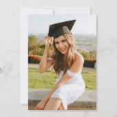 Invitation Create Your Own Custom Graduate 2 Photo (Devant)