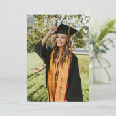 Invitation Create Your Own Custom Graduate Photo (Debout devant)