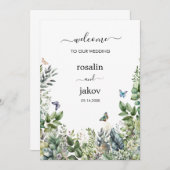 Invitation Create Your Own rustic wedding (Devant / Derrière)