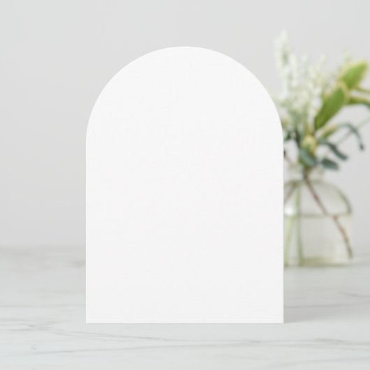 Invitation Create Your Own wedding gift (Debout devant)