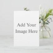 Invitation Create Your Own white (Debout devant)