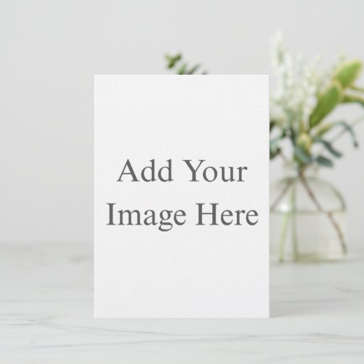 Invitation Create Your Own white  (Debout devant)