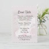 Invitation Création de colliers Roses (Debout devant)