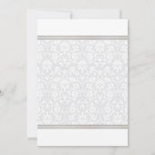 Invitation Création élégante pour le 30e anniversaire de mari (Dos)