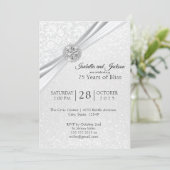 Invitation Création élégante pour le 75e anniversaire de mari (Debout devant)