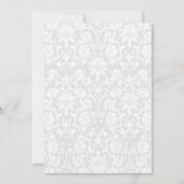 Invitation Création élégante pour les 75 / 60 ans de diamant  (Dos)