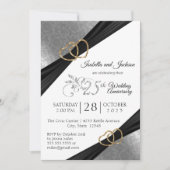 Invitation Création pour le 25e Anniversaire du Cœur d'Argent (Devant)