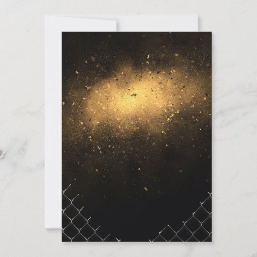 Invitation Creative Electronic Neon Effet Halloween Party (Dos)