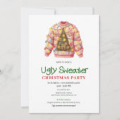 Invitation créative et drôle de soirée Sweater Lai (Devant)