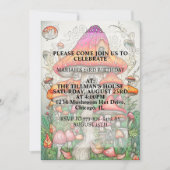 Invitation Creative Mushroom Dwelling Art Anniversaire (Devant)
