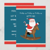 Invitation créative pour une fête de Noël (Devant / Derrière)