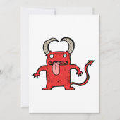 Invitation Créature diabolique (Devant)