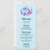 Invitation Créature Mer Dauphin Cute (Devant)