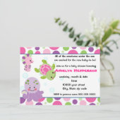 Invitation créatures de mer sous l'invitation de mer (Debout devant)