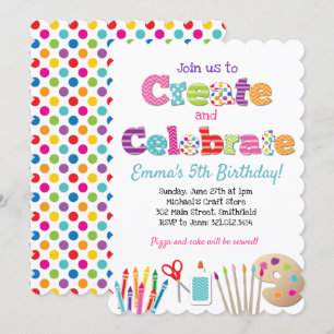 Invitation Créer et célébrer la fête de l'artisanat d'art