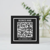 Invitation Créer un code QR moderne instantanément (Debout devant)