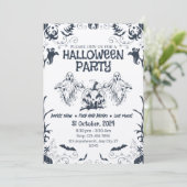 Invitation Créer un événement unique Halloween personnalisé (Debout devant)