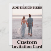 Invitation créer votre personnalisation unique (Devant)